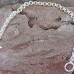 Bracelet – Chain Maille – Plain Style – Sterling Silver