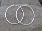 Earrings – Sterling Silver – Large Ovals